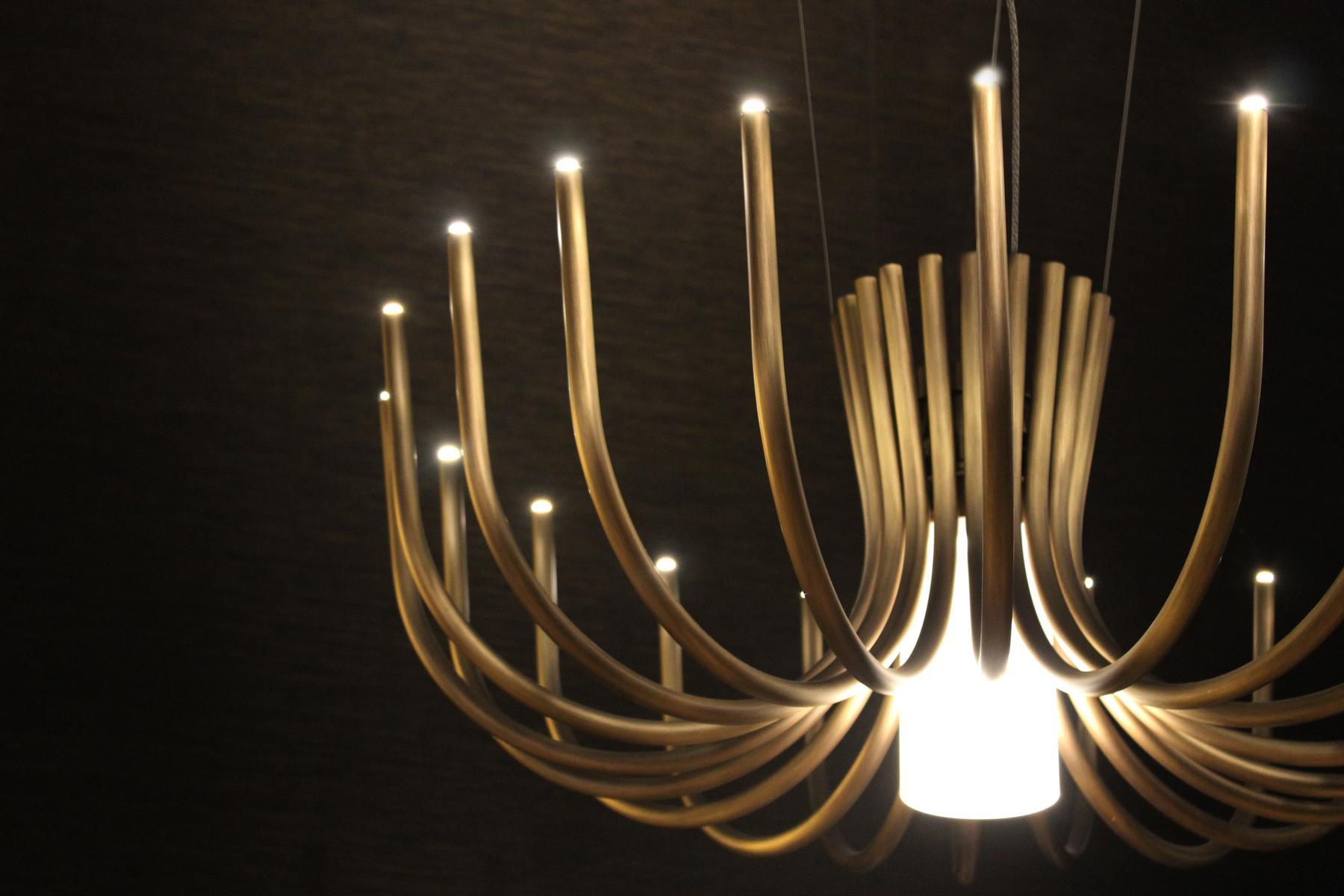 STARDUST SMALL LED metal chandelier