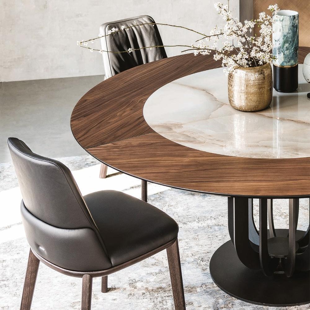 SOHO Round wood table