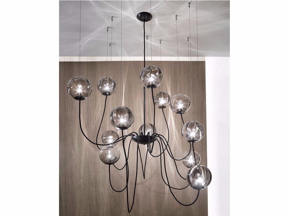 PUPPET SP 12 P Blown glass pendant lamp
