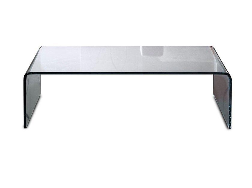 4008 Rectangular glass coffee table
