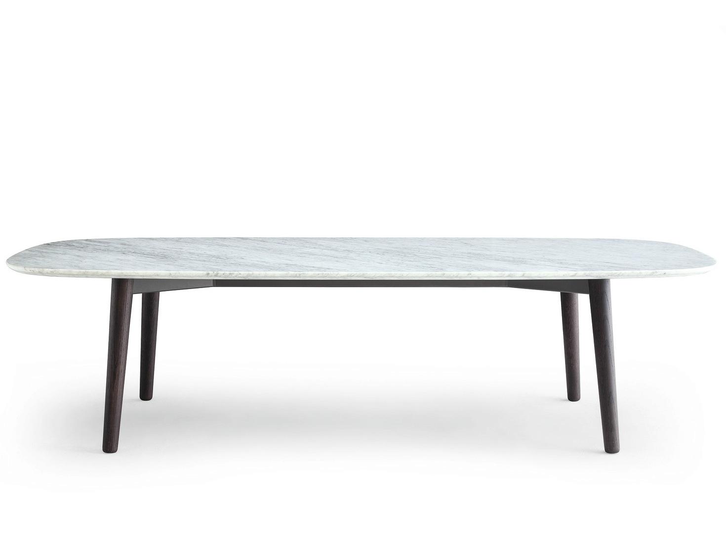 MAD DINING TABLE Rectangular marble table