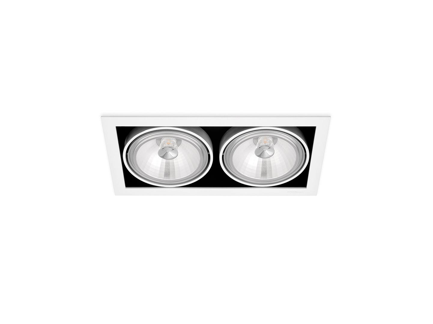 ORBITAL 2 QR-111 LED recessed aluminium spotlight