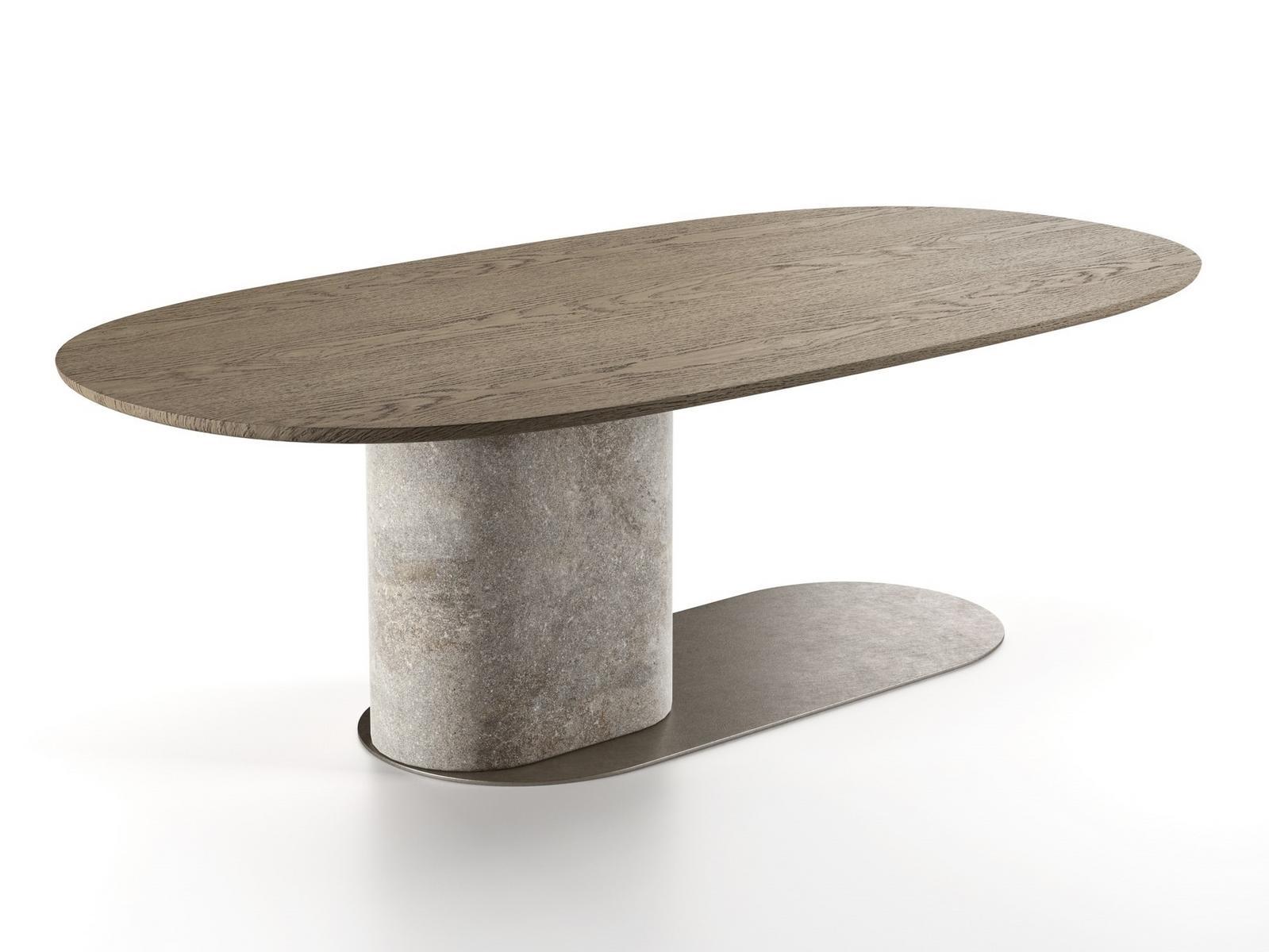 OMBRA Oval wooden table