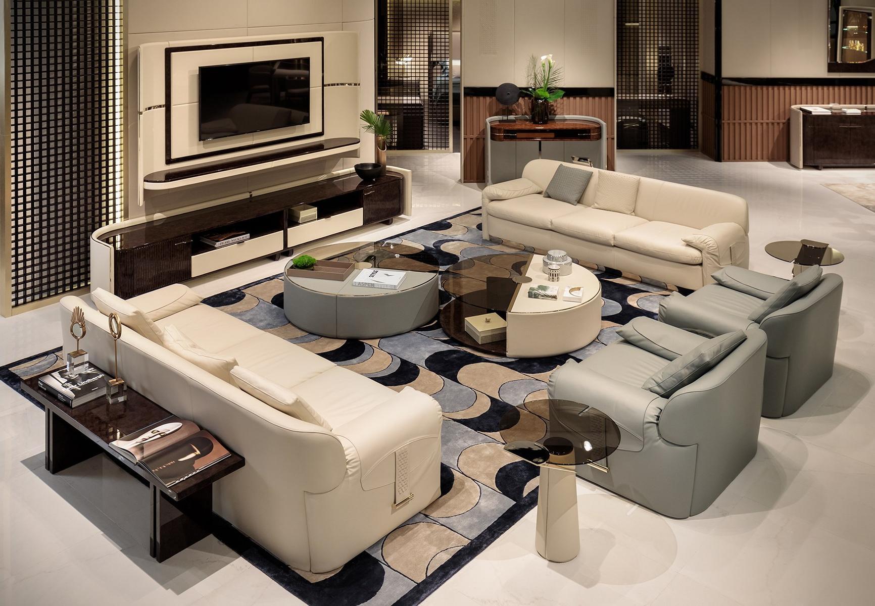 ECLIPSE 4 seater leather sofa