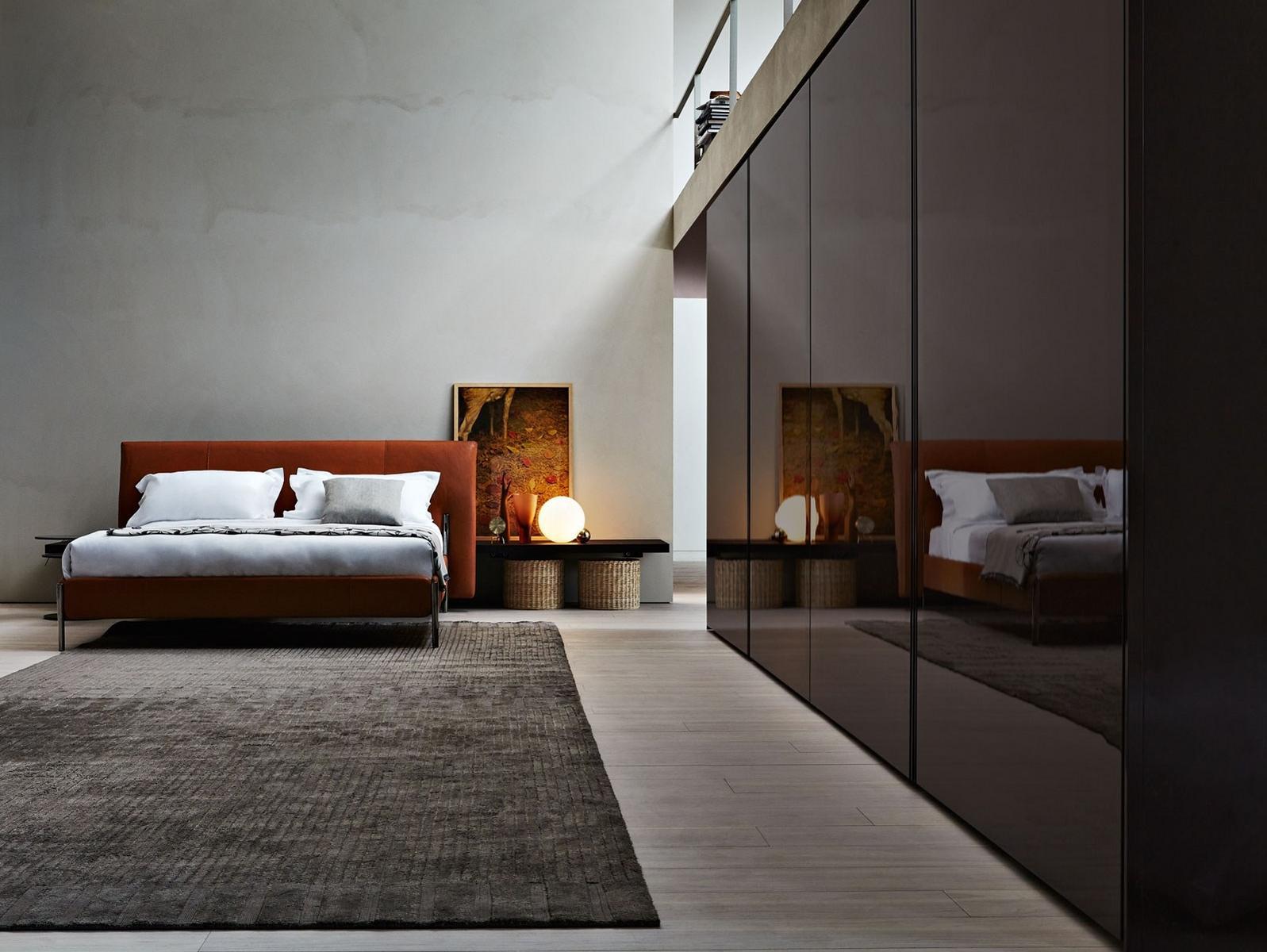 GLISS MASTER A FILO Sliding wood and glass cabinet door