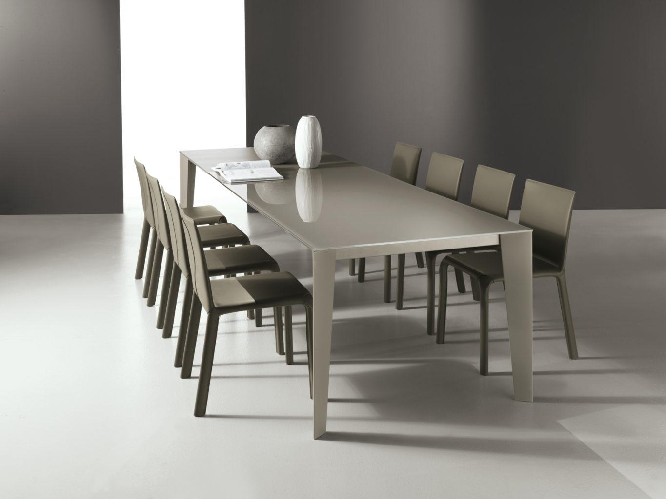 CRUZ Square tempered glass table