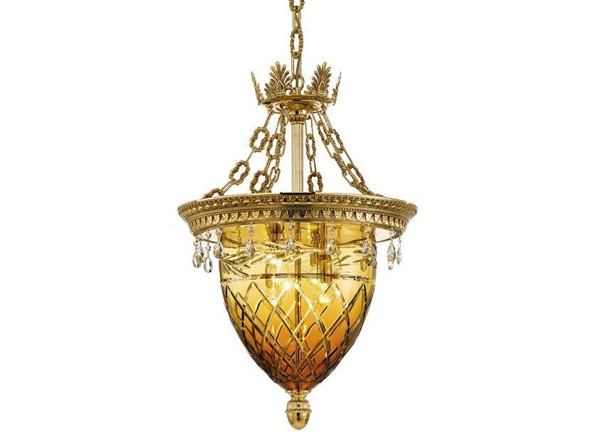 EDGAR 4300/SG-SH Gold plated finish chandelier with Schoeler crystals