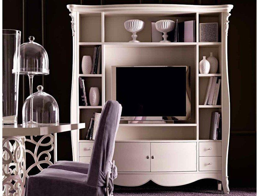 MELISSA TV cabinet with shelves