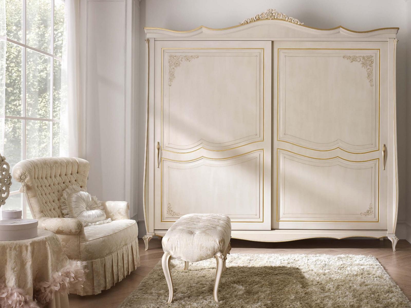 MICHELANGELO Upholstered fabric bench