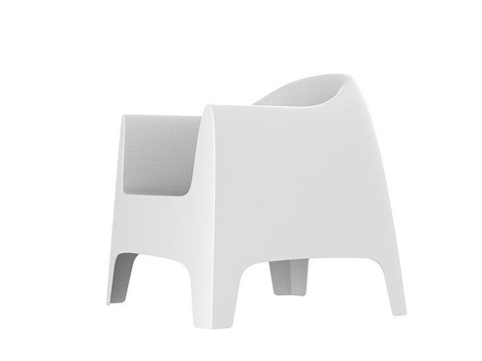 SOLID Garden armchair with armrests