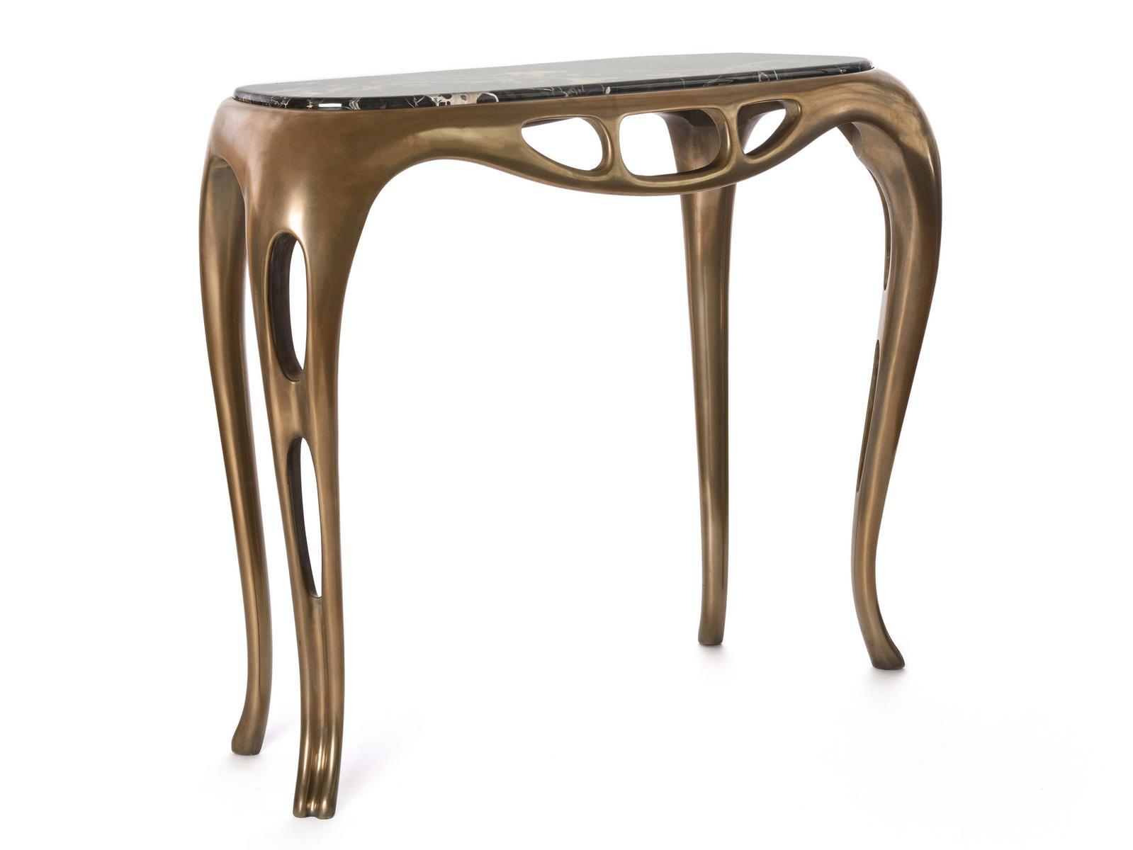 OMERO Rectangular wooden console table