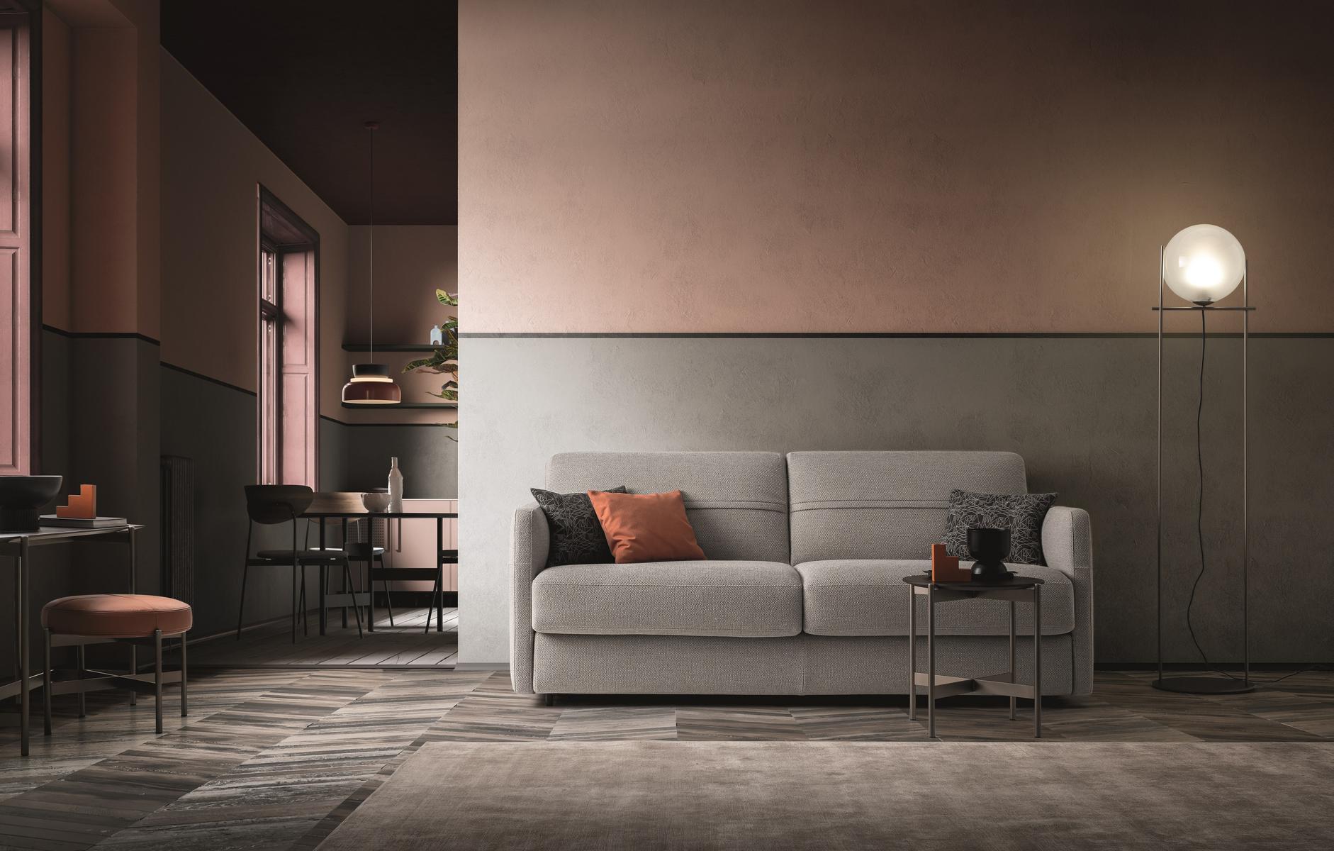 FRANK Fabric sofa bed