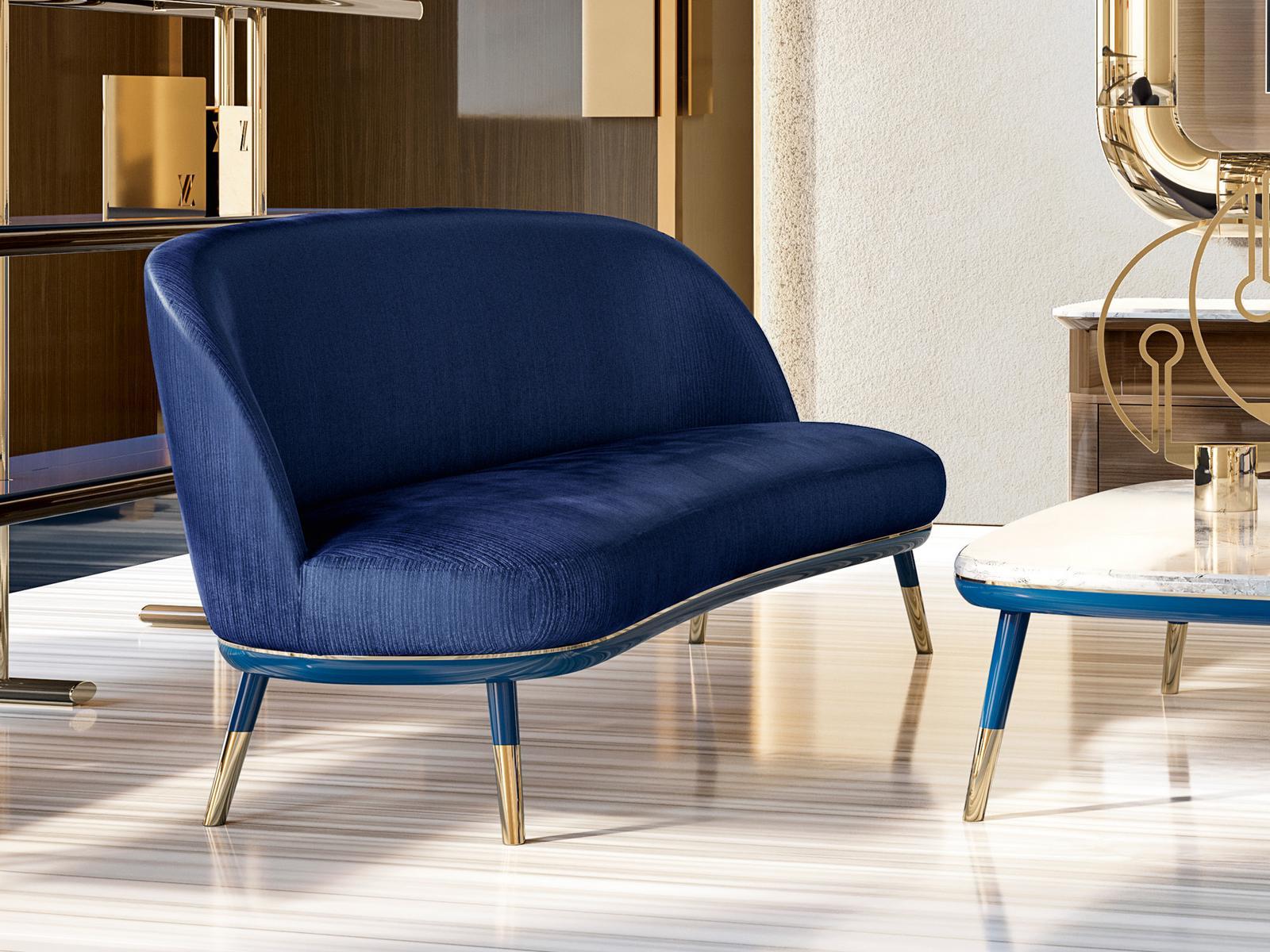 SABRINA 2 seater fabric sofa