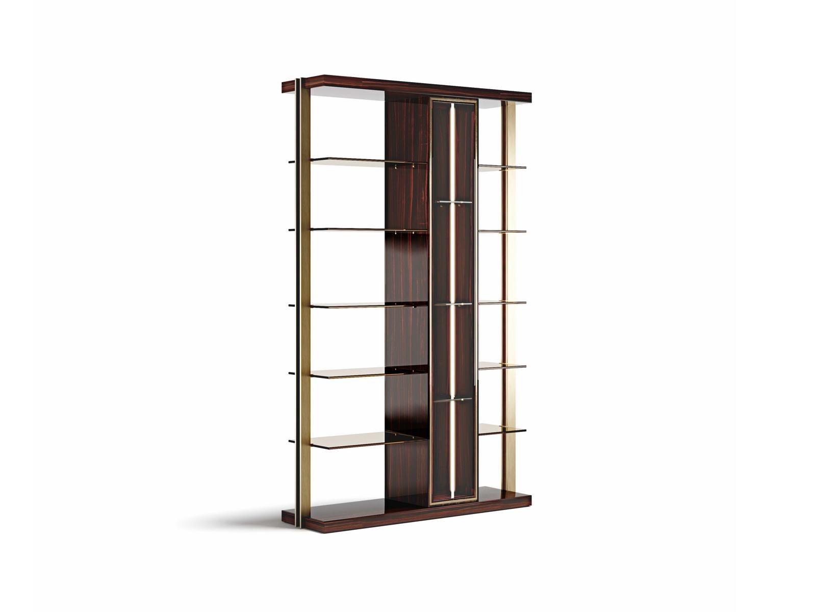 BIBLO Open wall-mounted wooden bookcase