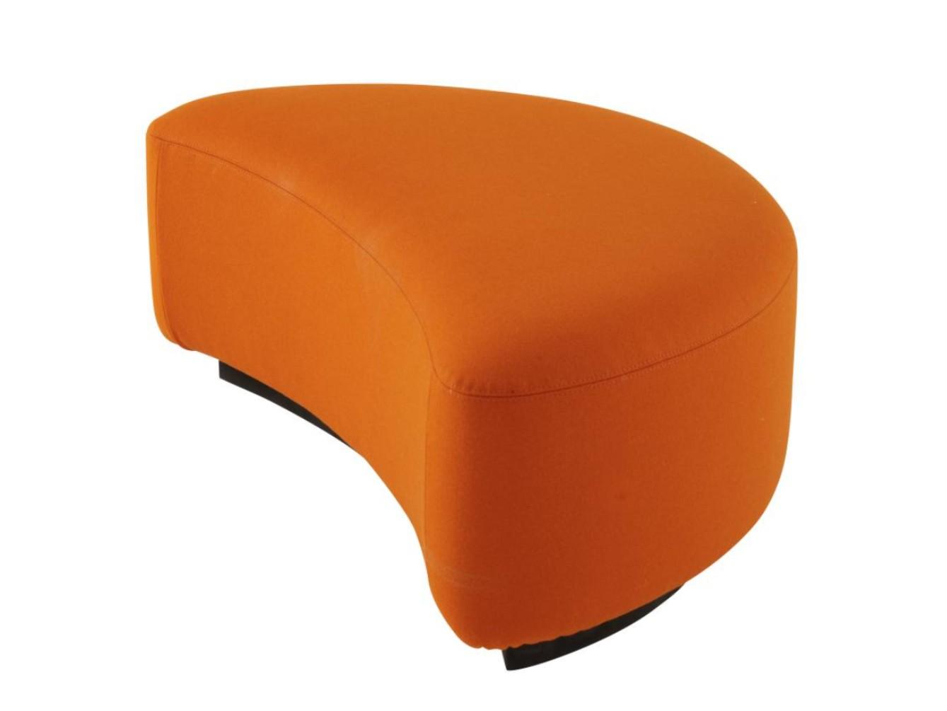 ELYSEE Upholstered fabric pouf