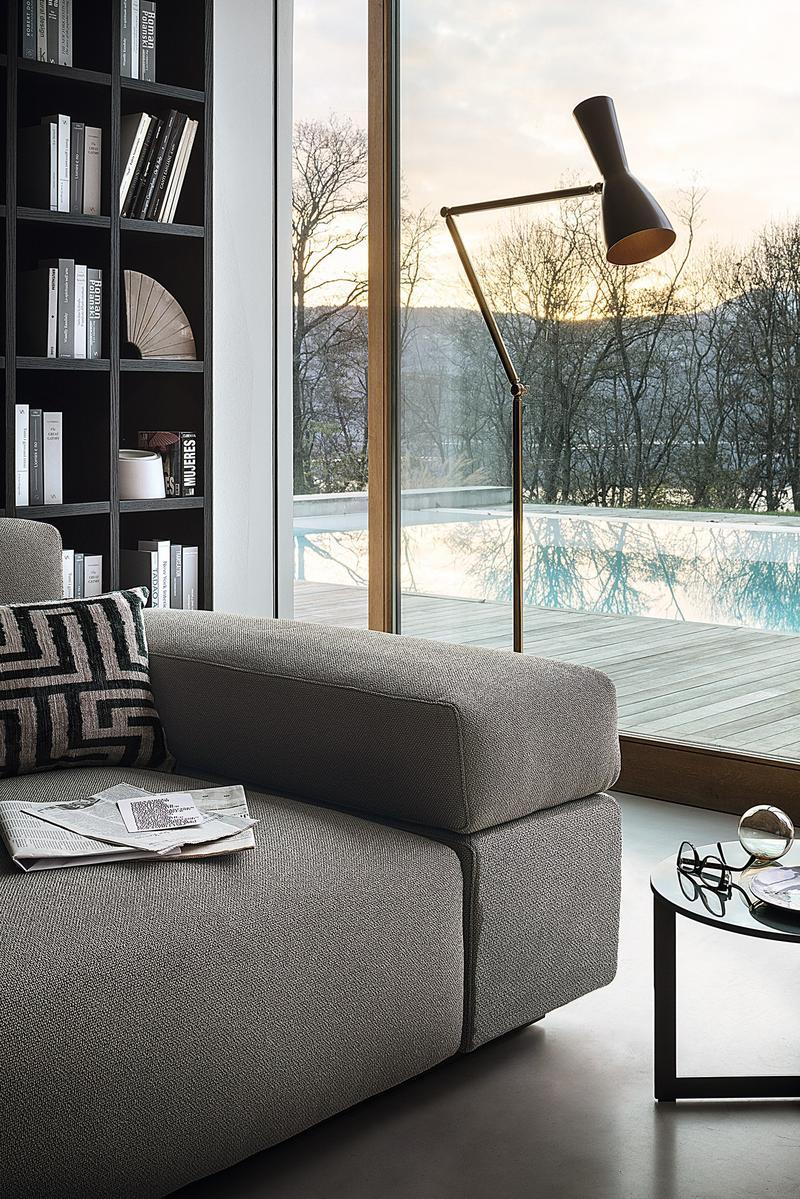 BRICK LANE Recliner fabric sofa