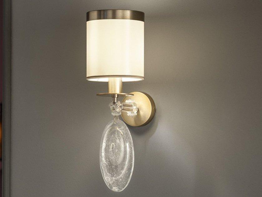 OLYMPYA A1 Wall lamp in metal and glass