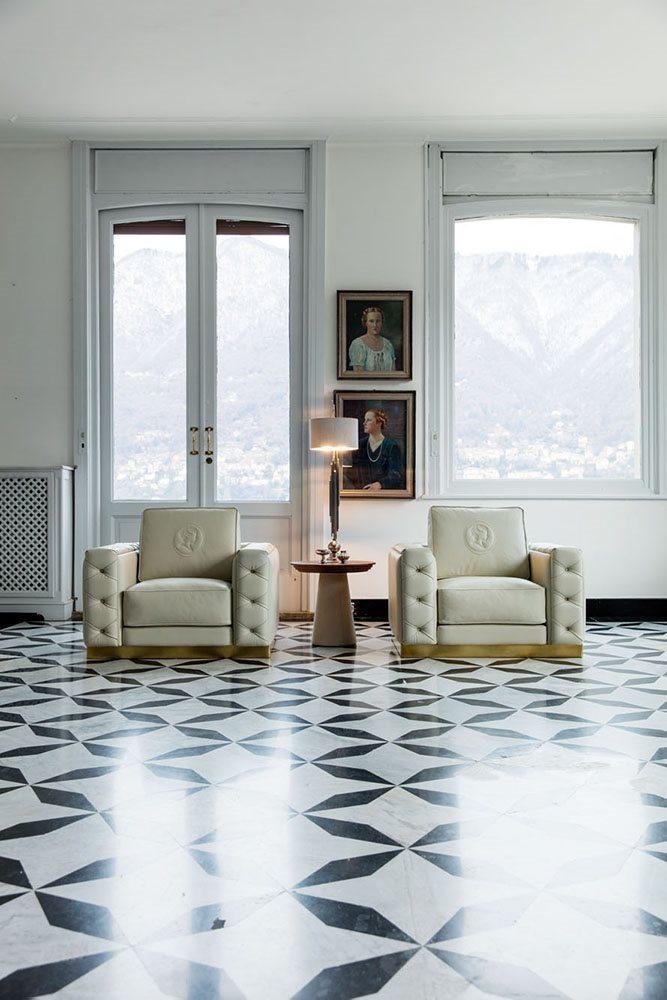 TRACY Sectional velvet sofa