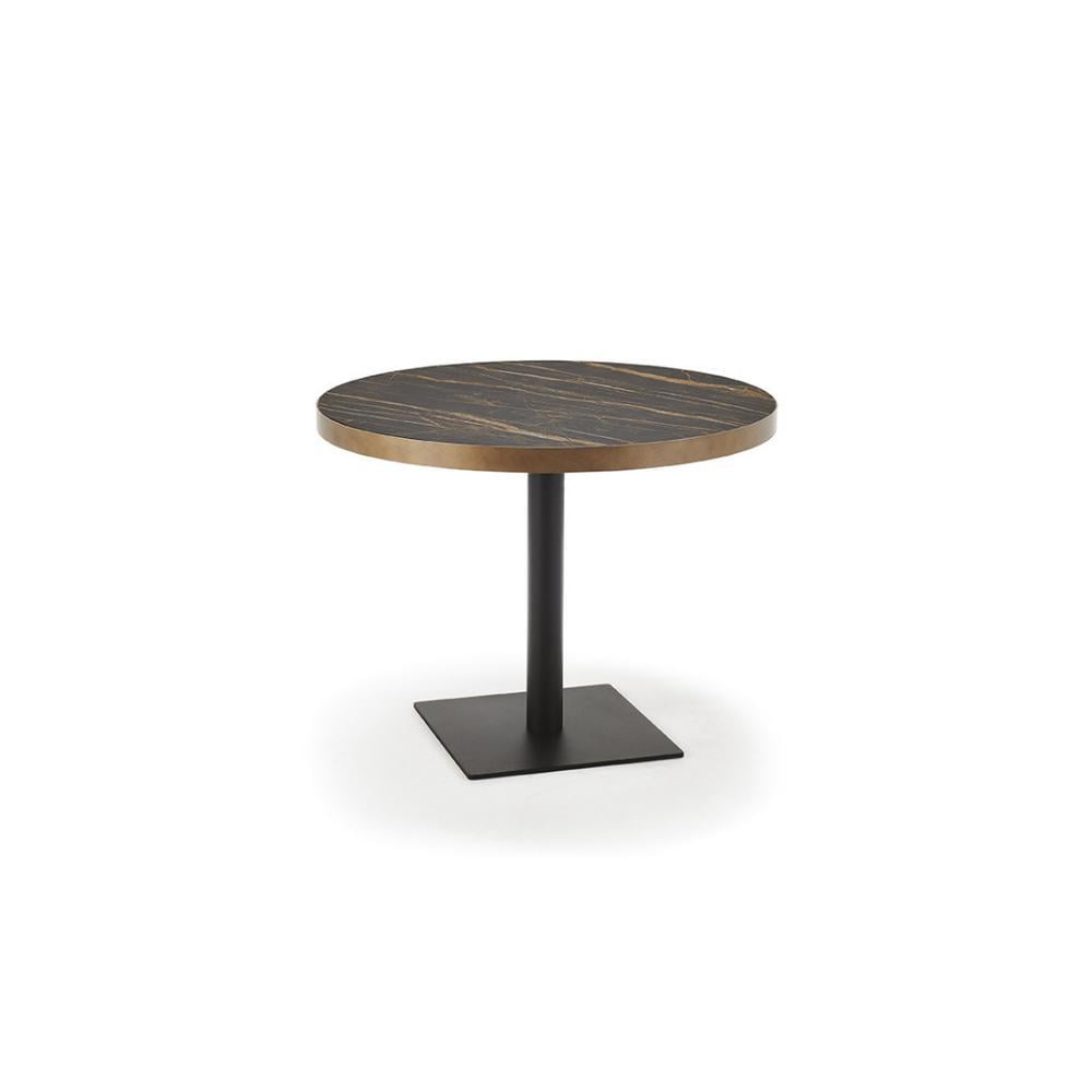 RIBOT KERAMIK BISTROT Round metal coffee table