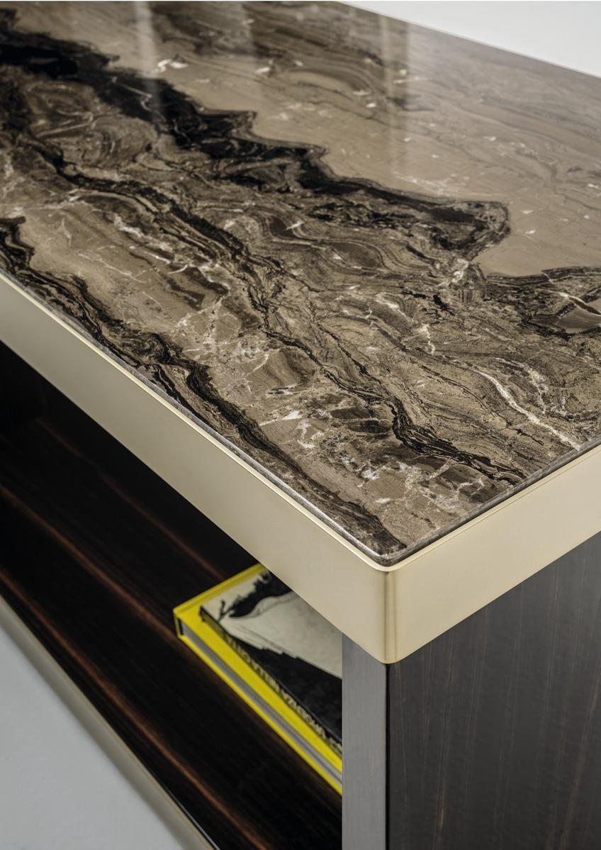 ASPEN-EVO Modular veneer sideboard with drawers