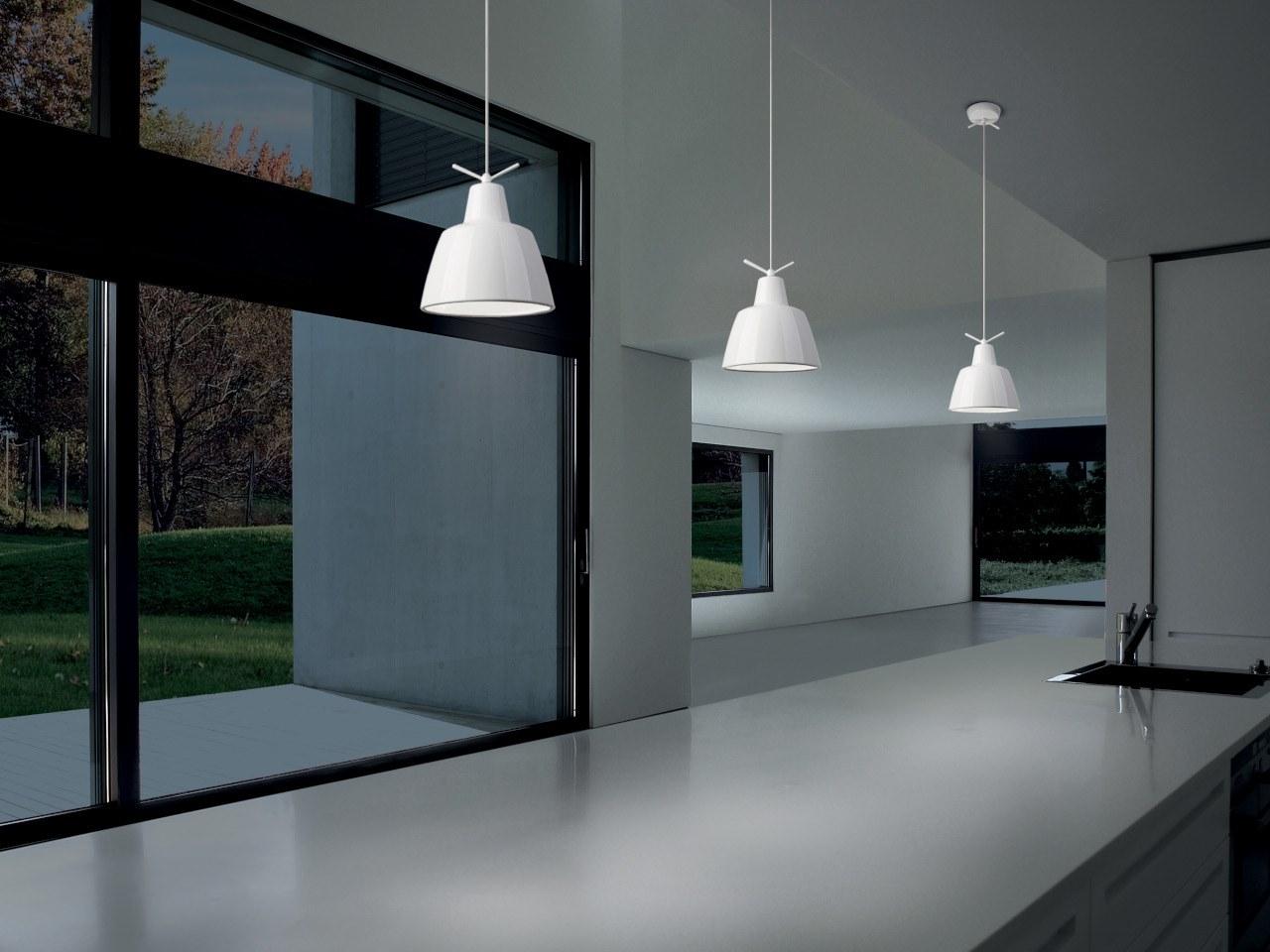 CLOCHEF S LED aluminium pendant lamp