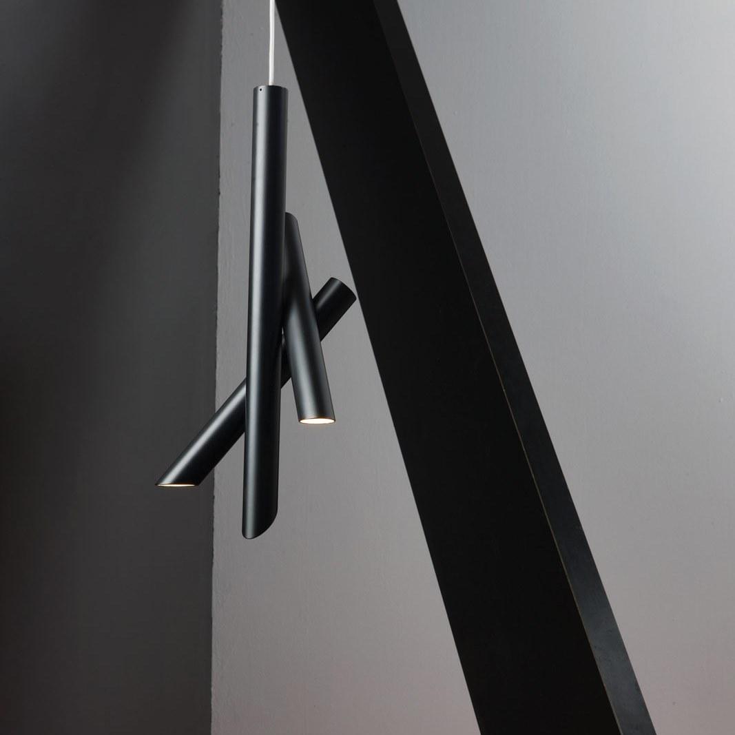 TUBES 3 LED aluminium pendant lamp