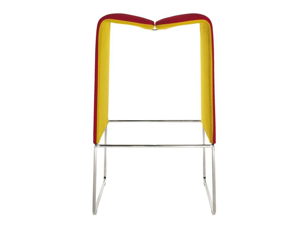 LAZY '05 Sled base high fabric stool