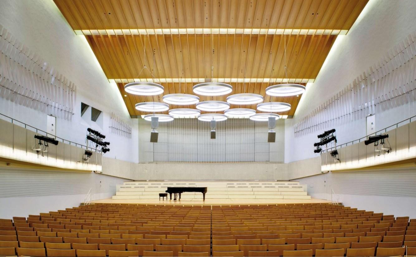 CIRCOLO LIGHT & ACOUSTIC LED aluminium pendant lamp