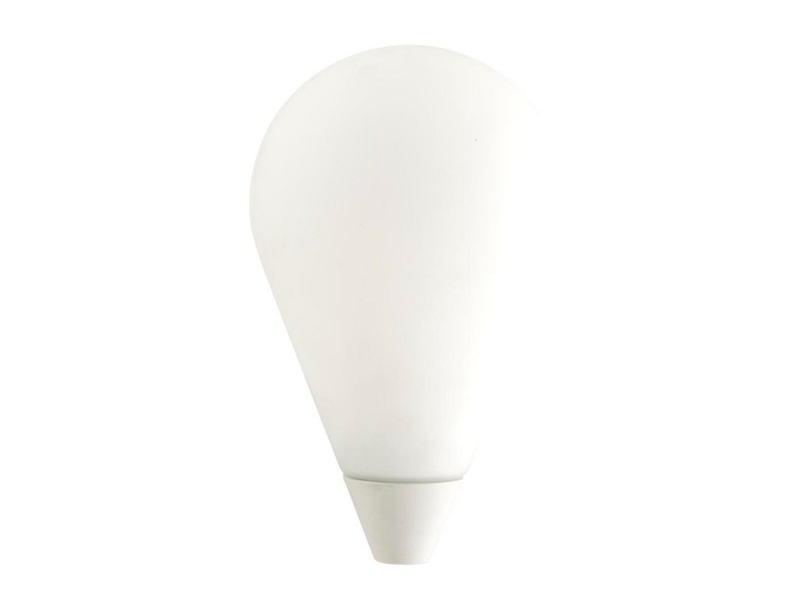 BRUME Opal glass wall lamp