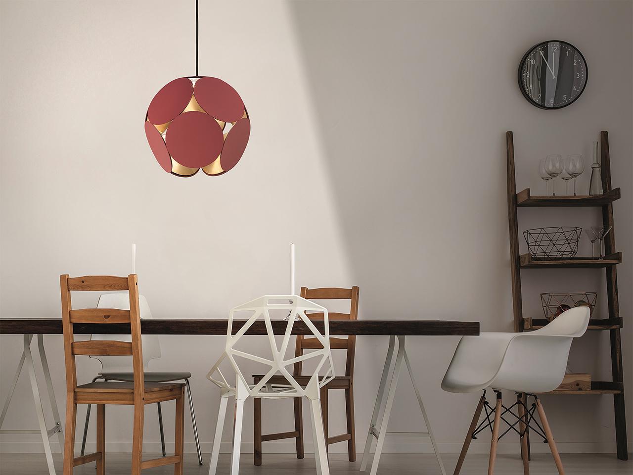 TIMEO S1 35 LED painted metal pendant lamp