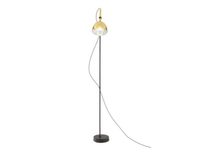 BRASS BELL LED adjustable brass floor lamp