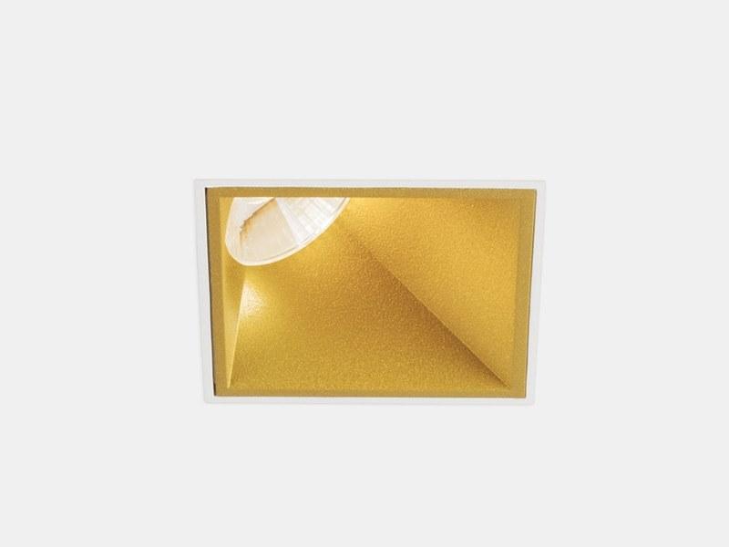 PLAY DECO AG31 LED square recessed aluminium spotlight