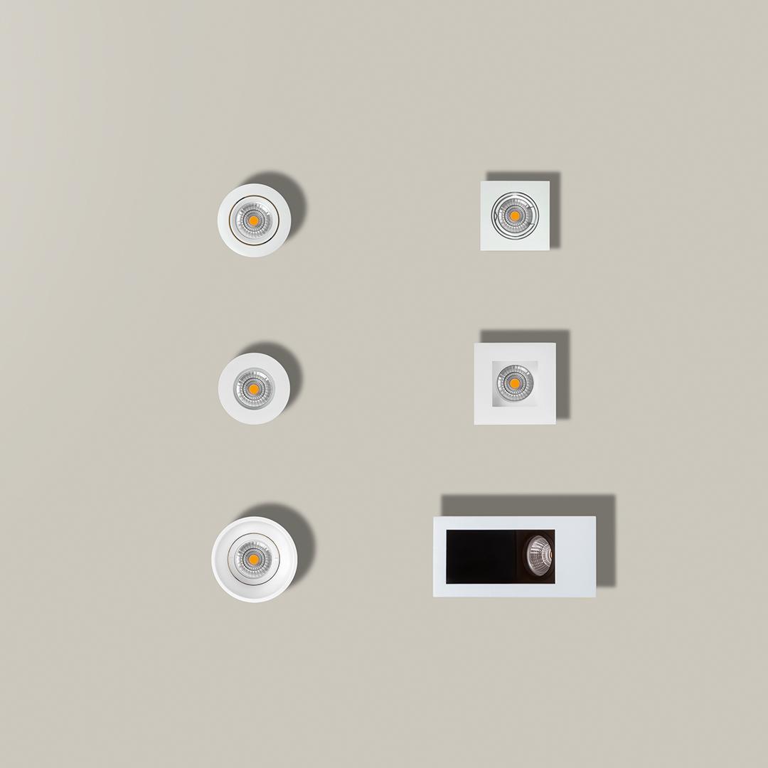 DOT TILT LED round recessed spotlight