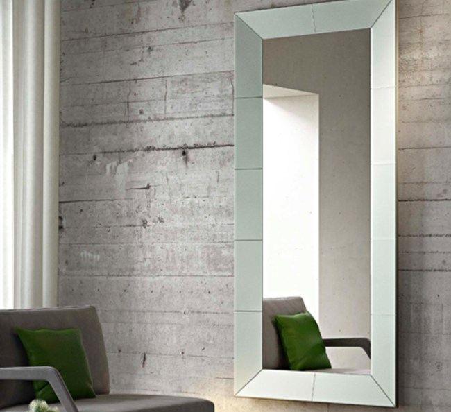 ICEBERG Wall-mounted framed mirror