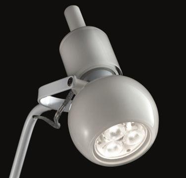 VEGA PT Adjustable glass floor lamp