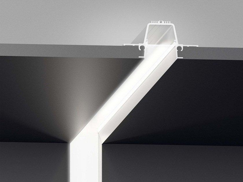 GHOST LINE RECESSED Aluminium linear lighting profile for LED modules