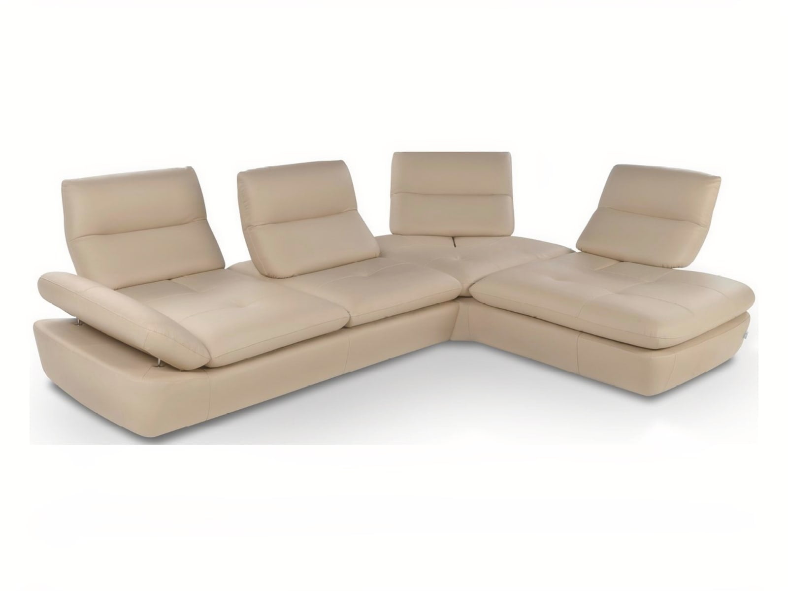 ALBA The Alba sofa features adjustable backrests, headrests, and armrests for customized comfort and can double as a day bed with its removable covers. ALBA The Alba sofa features adjustable backrests, headrests, and armrests for customized comfort and can double as a day bed with its removable covers.