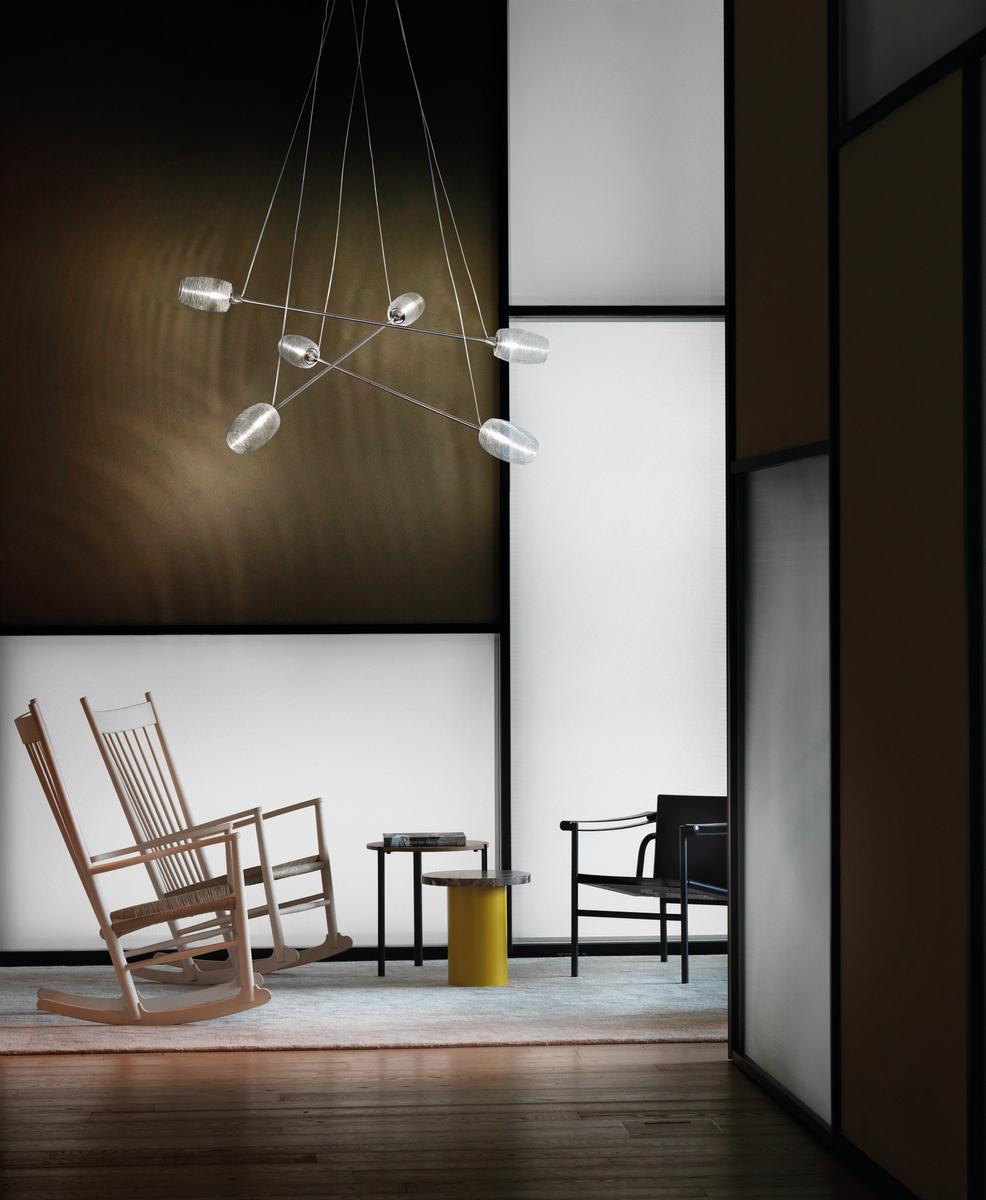 DAMASCO SP Glass pendant lamp