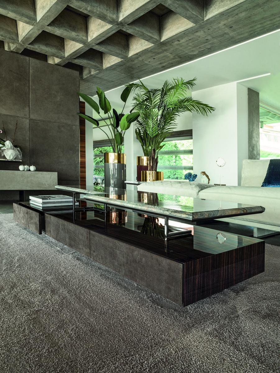 WALT Rectangular stone coffee table