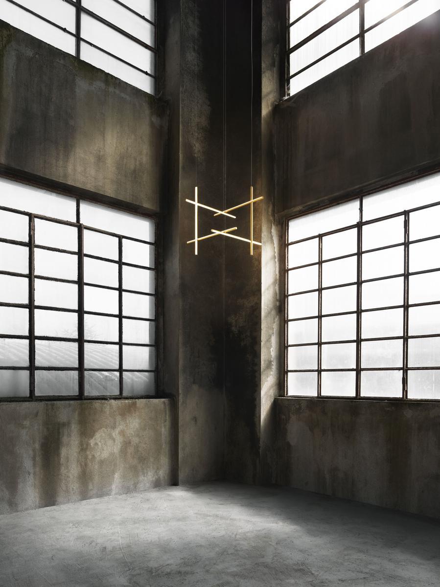 COORDINATES S1 LED extruded aluminium pendant lamp