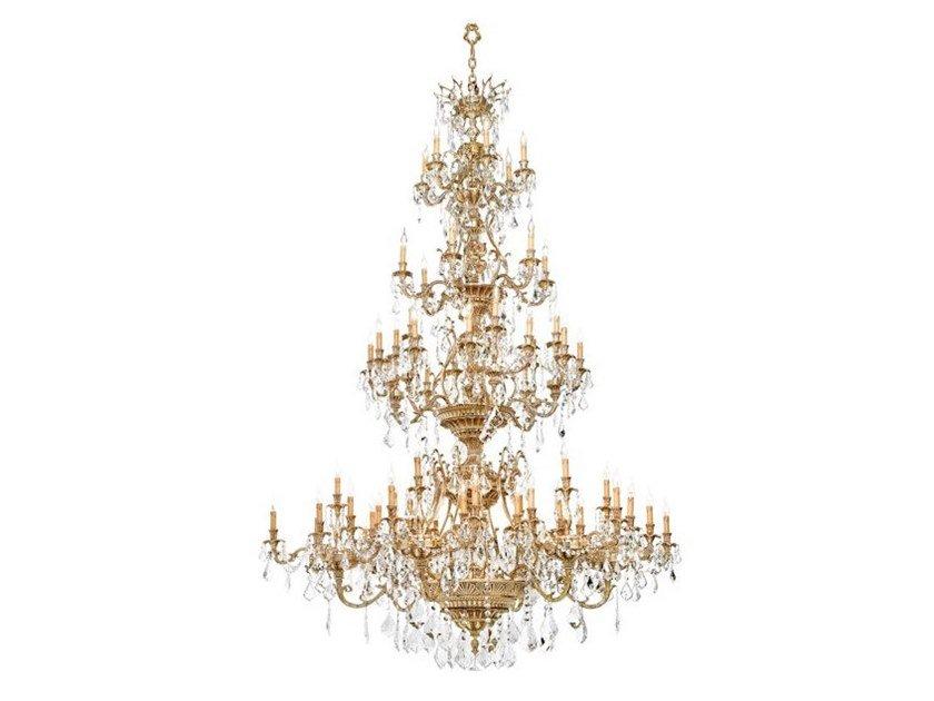 WELLINGTON 791/66-SH/P French Gold chandelier with Schoeler crystals