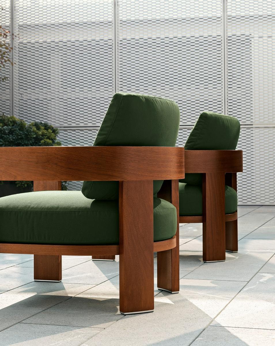 WARHOL IROKO OUTDOOR Outdoor armchair