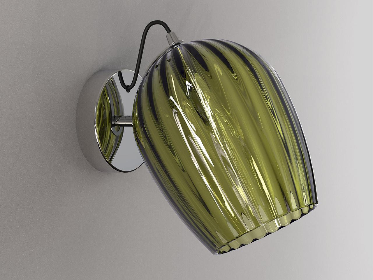 NUCE 4011/AP1 Adjustable blown glass wall lamp