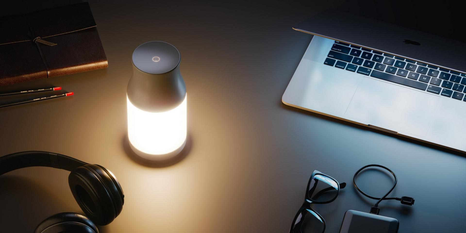 TURNY LED cordless ABS table lamp