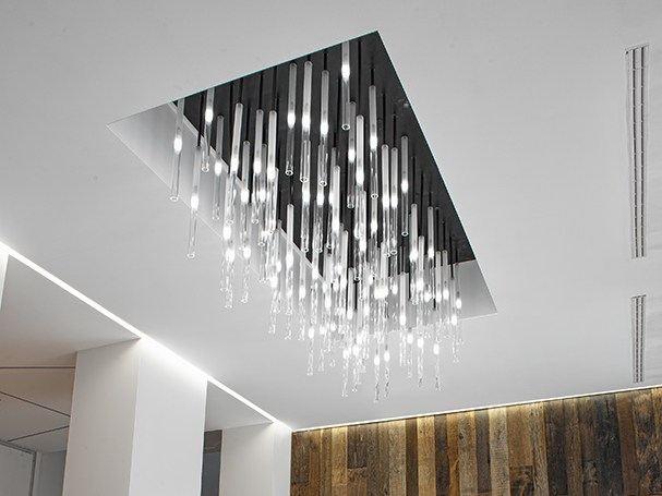 CANDLE Glass pendant lamp