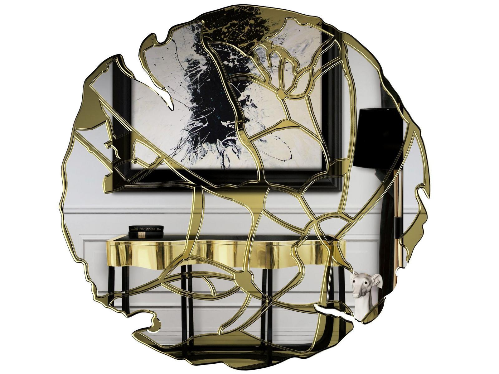 GLANCE Round wall-mounted mirror