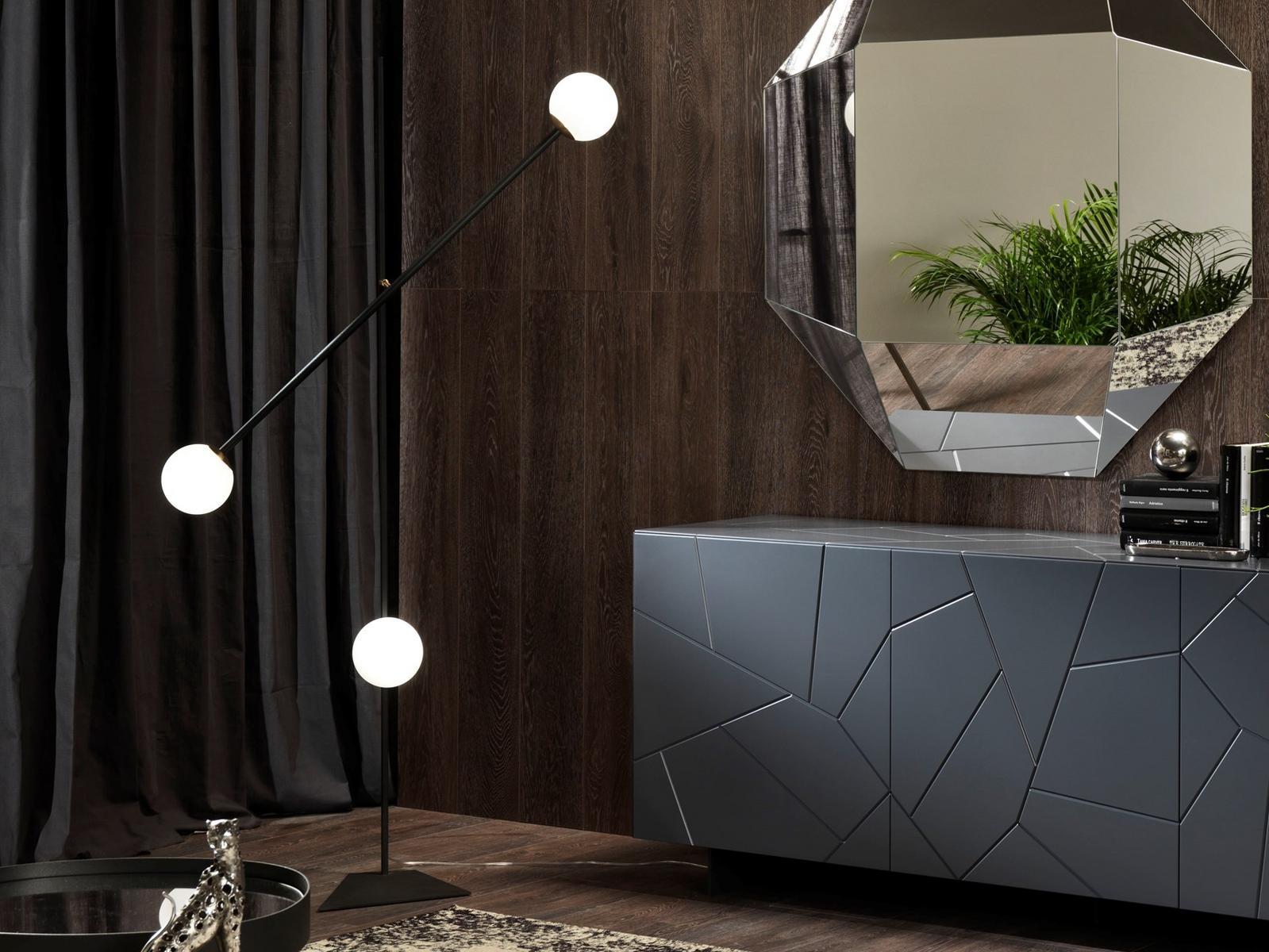 MERIDIAN PT Direct light adjustable painted metal floor lamp