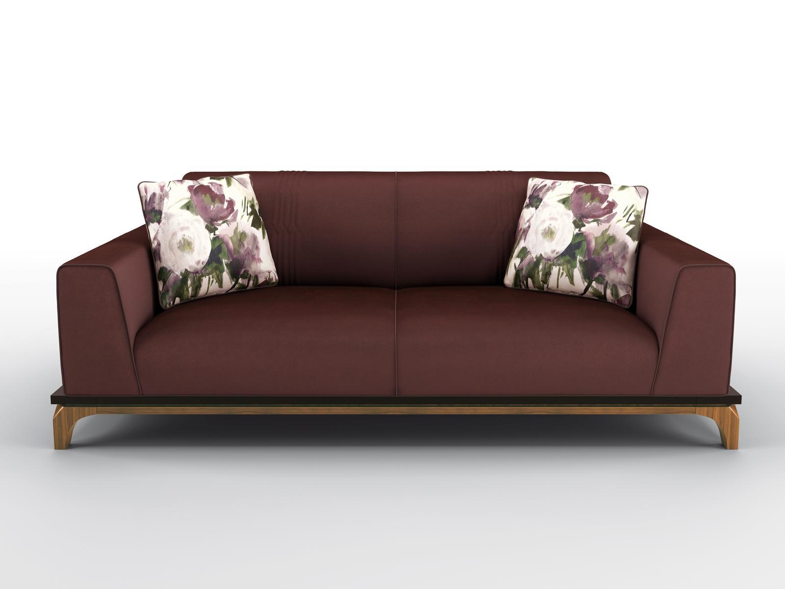 HARMONY 3 seater velvet sofa