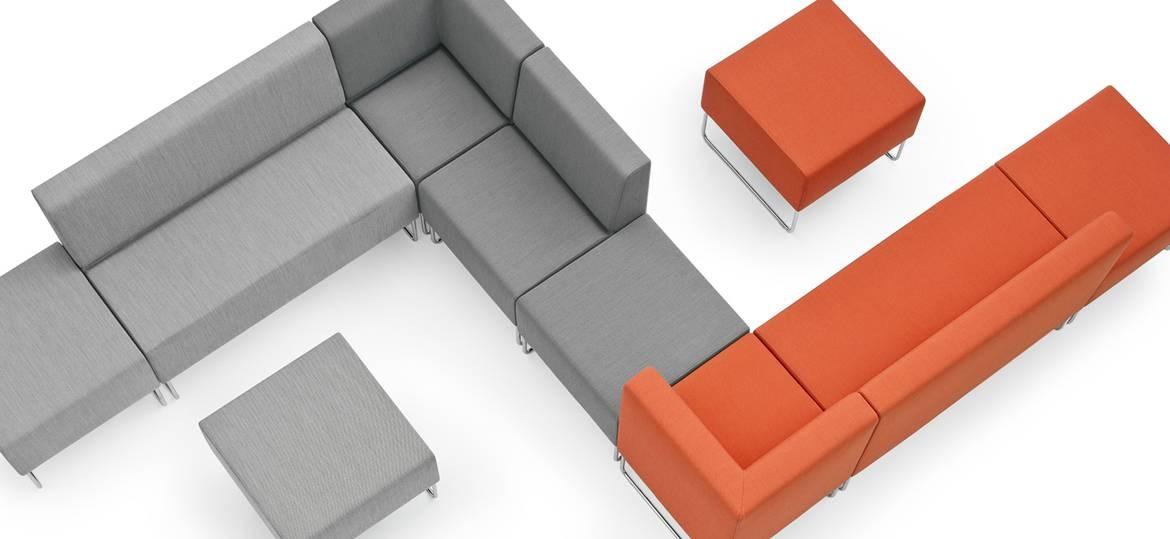 HOST 202 Upholstered modular armchair