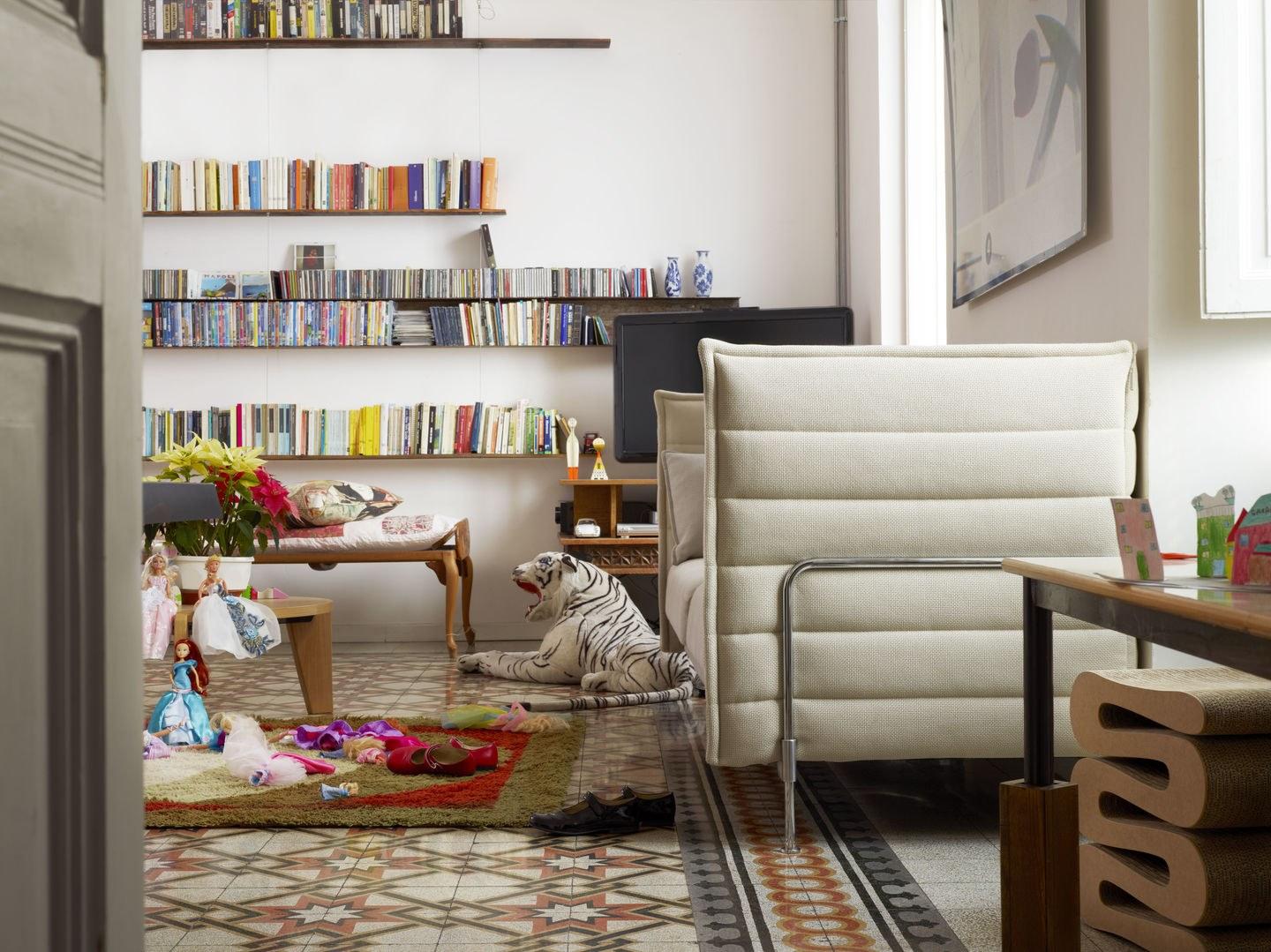 ALCOVE 3 seater fabric sofa